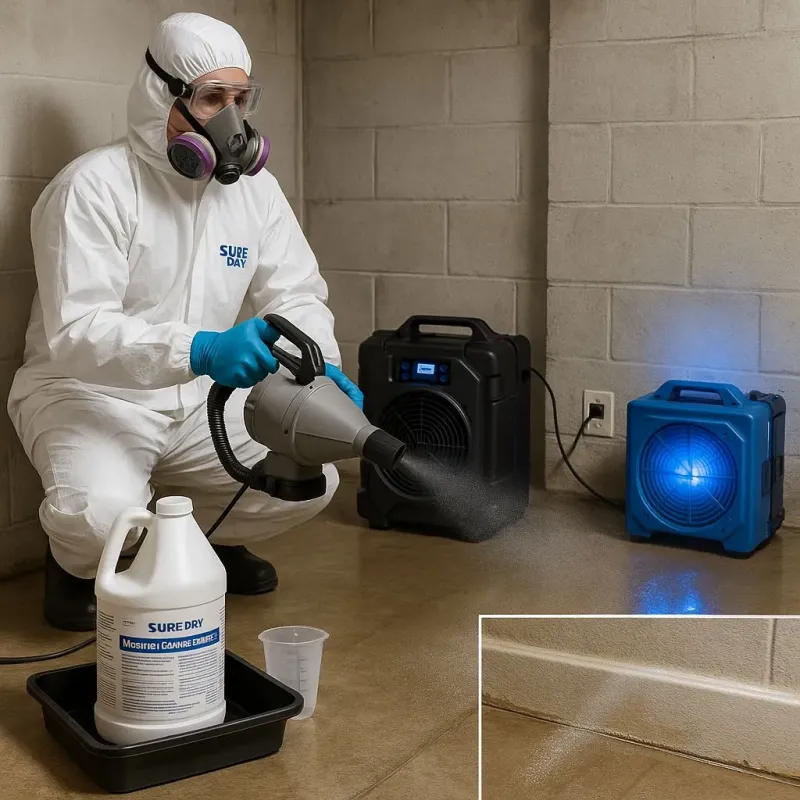 Sanitization and Odor Removal process in Glastonbury, CT
